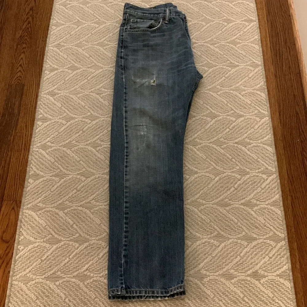 Levi’s 505 Denim Jeans 34 X 30, Red Tag, Button & Zip, See Pics & Description - Picture 12 of 16
